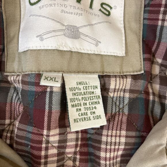 Orvis Fishing Vest Orvis Hunting Vest Orvis Utility Vest Flannel Lined XXL 2XL - Picture 6 of 16